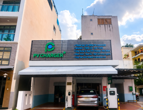 Trạm sạc PV Charger tại Quận 10 mở ra giải pháp triển khai thực tế