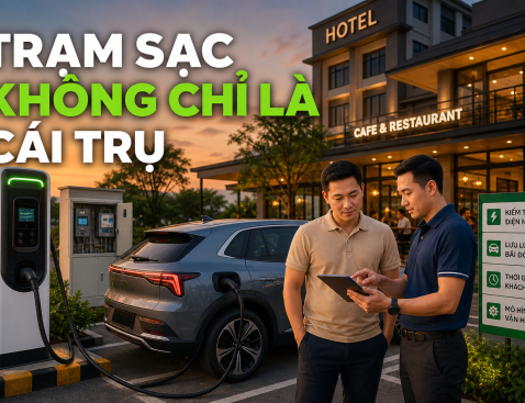 TRẠM SẠC XE ĐIỆN CHO DOANH NGHIỆP– NHÀ XƯỞNG: GIẢI PHÁP EPC
