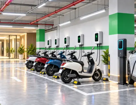Giải pháp lắp đặt trạm sạc cho chung cư và bãi đỗ xe