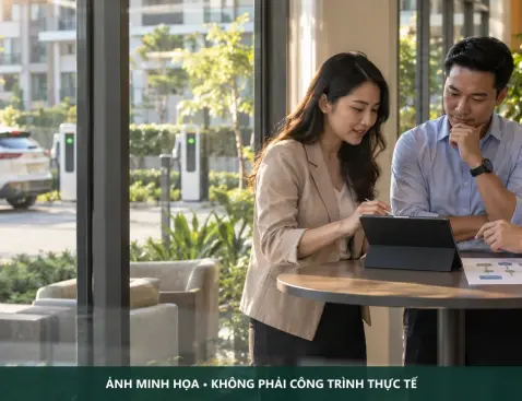 Chung cư nhận lợi ích từ mỗi phiên sạc như thế nào?